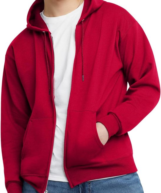 Casual Zip Up Hooded Sweatshirt Hoodie