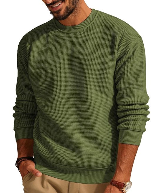 Casual Crew Knit Pullover Sweater