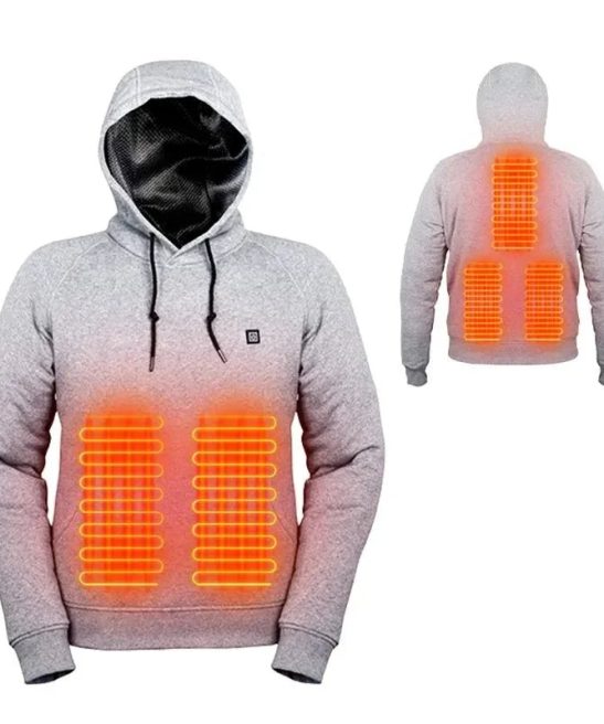 Heated Hoodie - Cozy Thermal Wear for Outdoor Comfort
